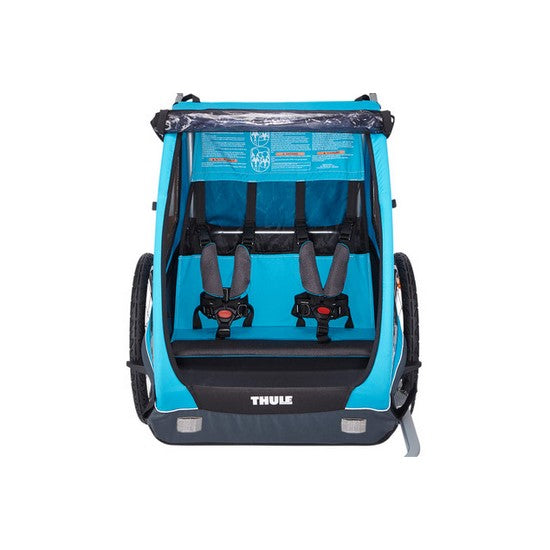 Coaster XT Trailer + Stroller in Thule Blue