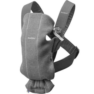 BABYBJÖRN Baby Carrier Mini in Dark Gray 3D Jersey