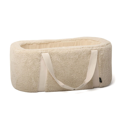 Charlie Crane KUKO Moses Basket in -- Color_Fur Milk