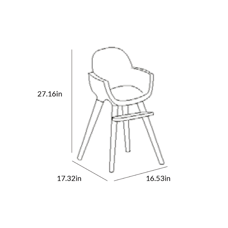 OVO MAX LUXE High Chair + Seat Fabric