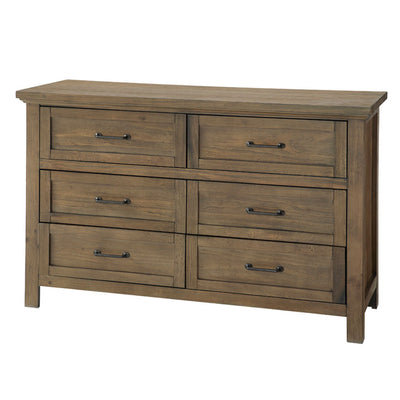 Westwood Design Westfield 6 Drawer Dresser in -- Color_Harvest Brown