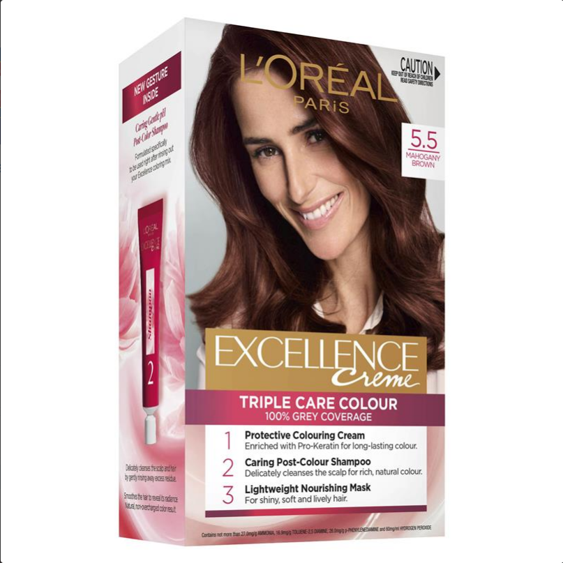 L'Oreal Excellence Creme  Mahogany Brown Hair Colour – Better Value  Pharmacy