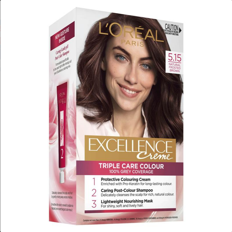 L'Oreal Excellence Creme  Natural Frosted Brown Hair Colour – Better  Value Pharmacy