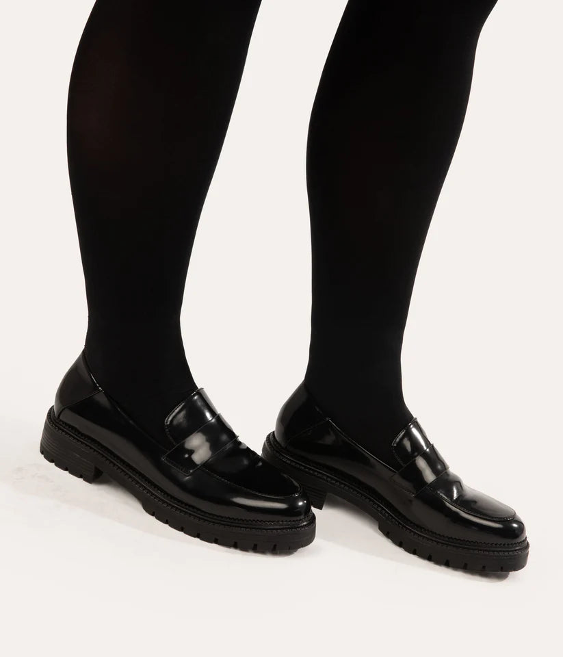Finie Chunky Loafer - Black