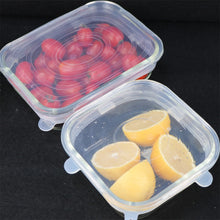 Load image into Gallery viewer, 6 PCS Silicone Bowl Stretch Lids Reusable Airtight Food Wrap Covers - amandaramirezphoto