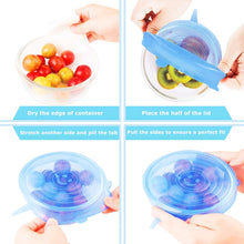 Load image into Gallery viewer, Silicone Stretch Lids Reusable Seal Lids Food Covers - amandaramirezphoto