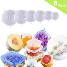 Load image into Gallery viewer, Silicone Stretch Lids Reusable Seal Lids Food Covers - amandaramirezphoto