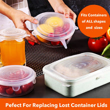 Load image into Gallery viewer, Silicone Stretch Lids Reusable Seal Lids Food Covers - amandaramirezphoto
