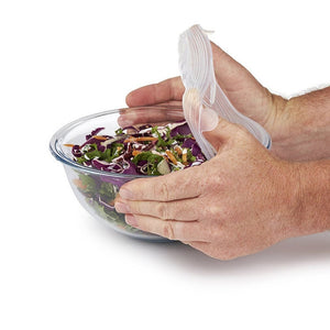 6 Pcs Kitchen Universal Accessories Silicone Reusable Food Wrap Bowl Pot Cover - amandaramirezphoto