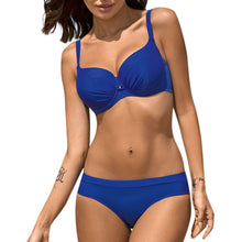 Load image into Gallery viewer, Solid Color Two Piece Bikini Set - Iraniancinemachannel
