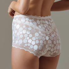 Load image into Gallery viewer, Polka Dot High Waist Brief Panty Lauma Pearly - amandaramirezphoto