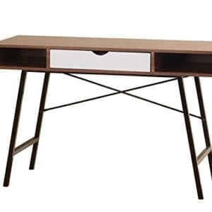 Edison Espresso Mid-Century Modern Office Desks