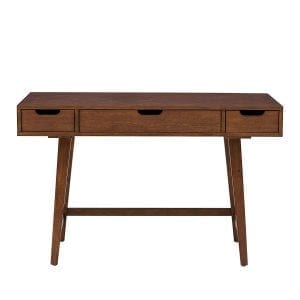 Pulaski Three-Drawer Mid-Century Modern Office Desks