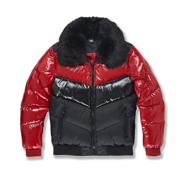 Jordan Craig Sugar Hill Nylon Puffer Jacket (Crimson) 91548