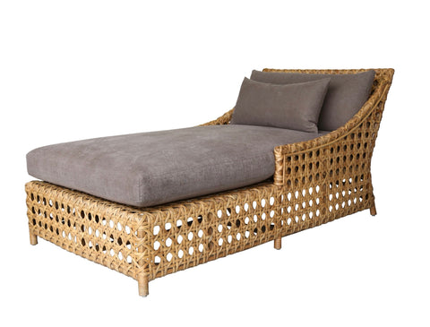 cane style canvas daybed
