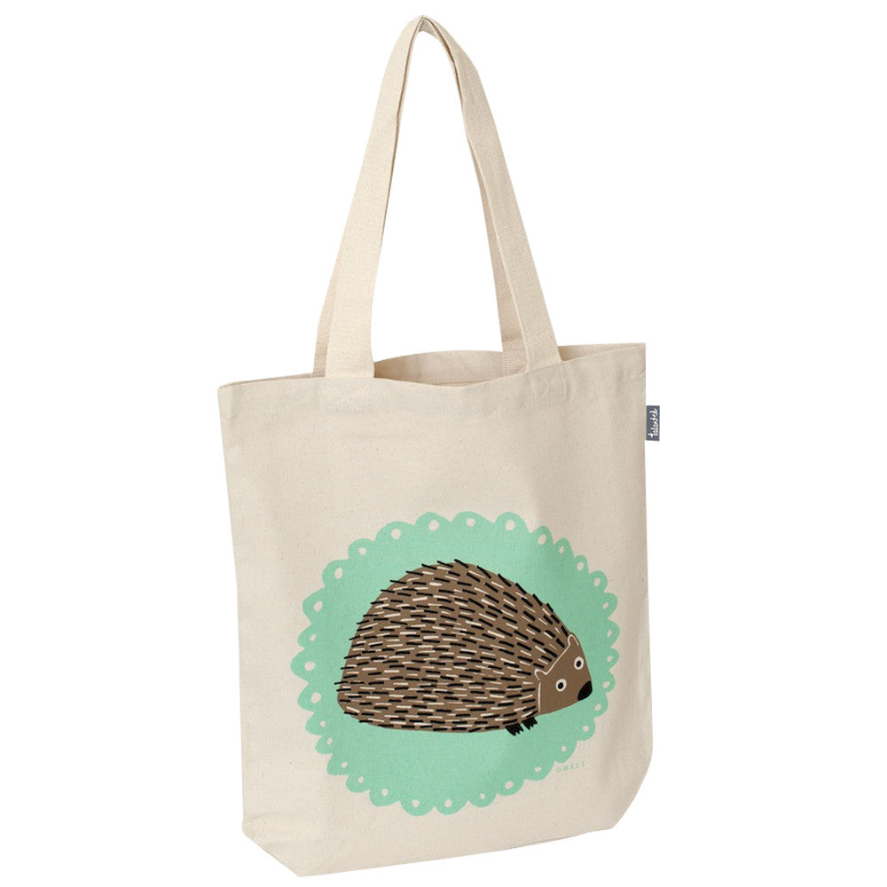 UK design fairtarde tote bag - mr. hedgehog by miri studio | Even ...
