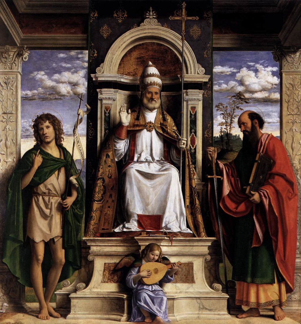 Saint Peter Enthroned with – KUADROS