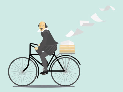 Illustration - Man riding Bike