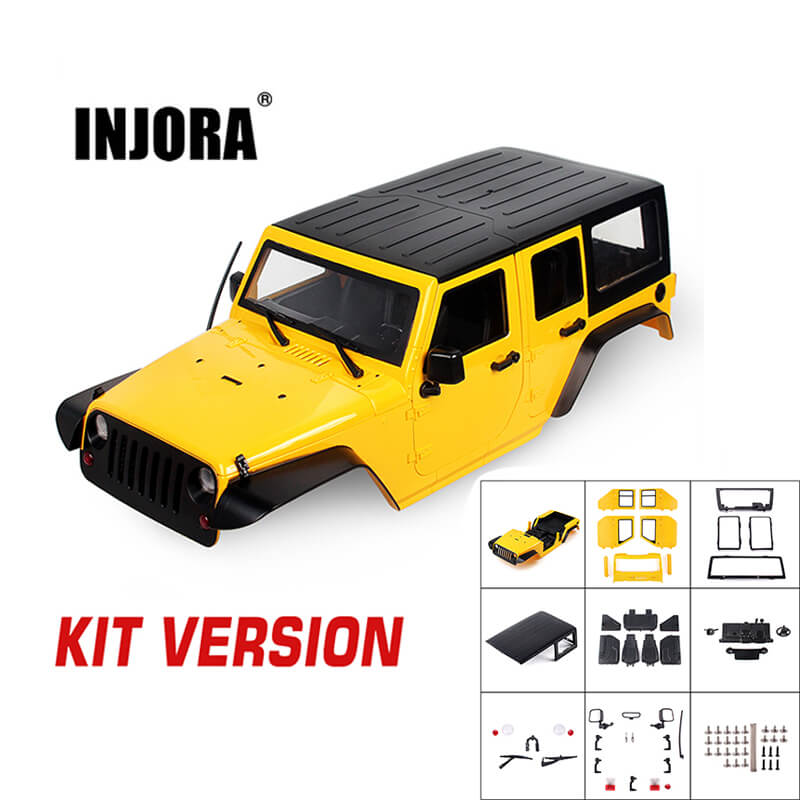 Plastic RC Car Grille Body with Screws for Wrangler Crawler RC 1:10 Car Front Accessory Set RC Crawler Grill Body 