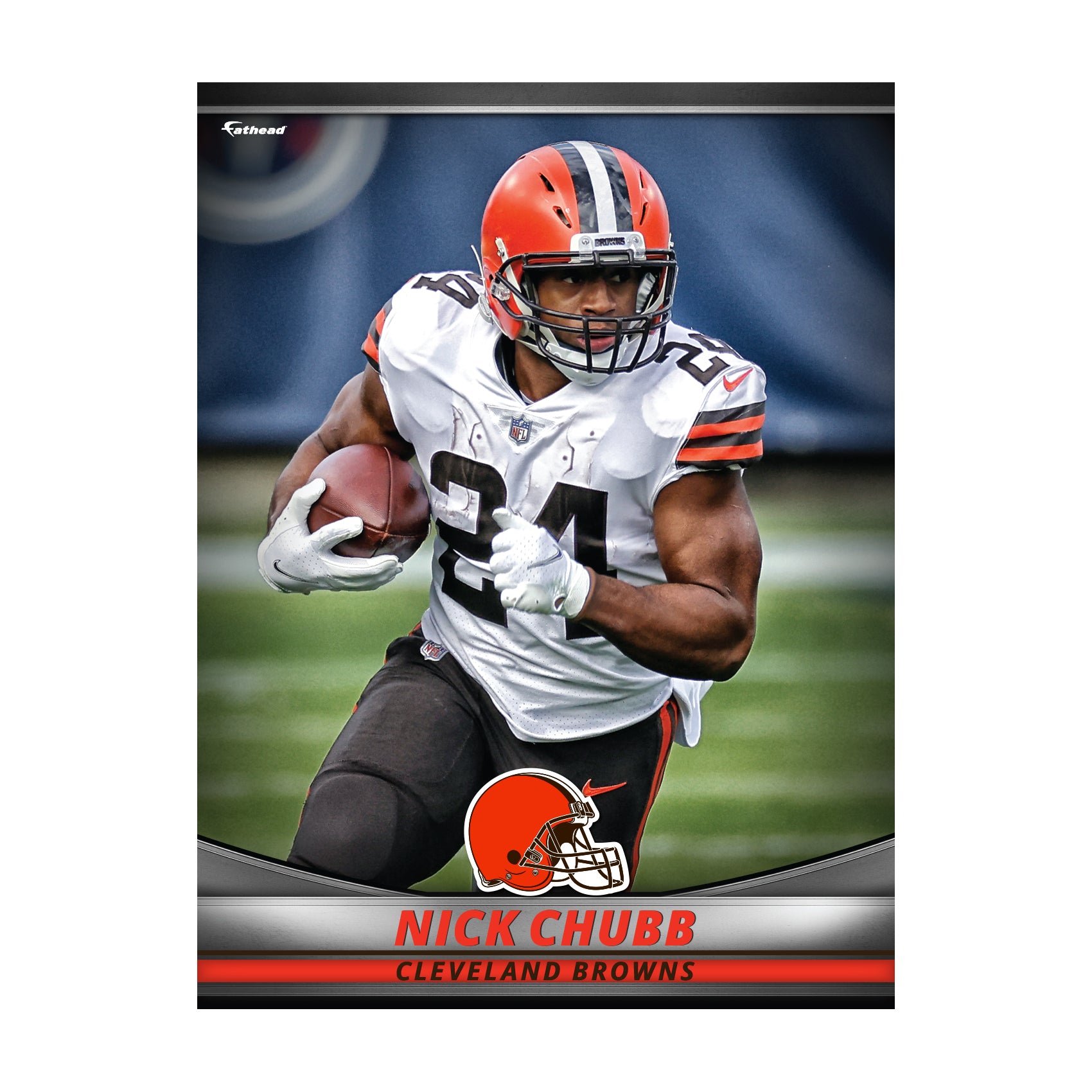 : NFL Cleveland Browns Mens 68NCHUBBNFL 6x8