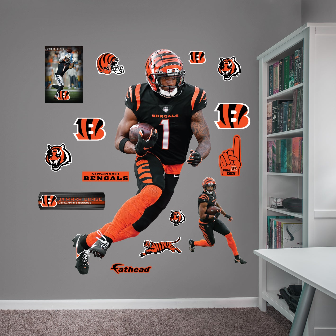 Cincinnati Bengals Fathead Apparel, Bengals Fathead Clothing, Merchandise