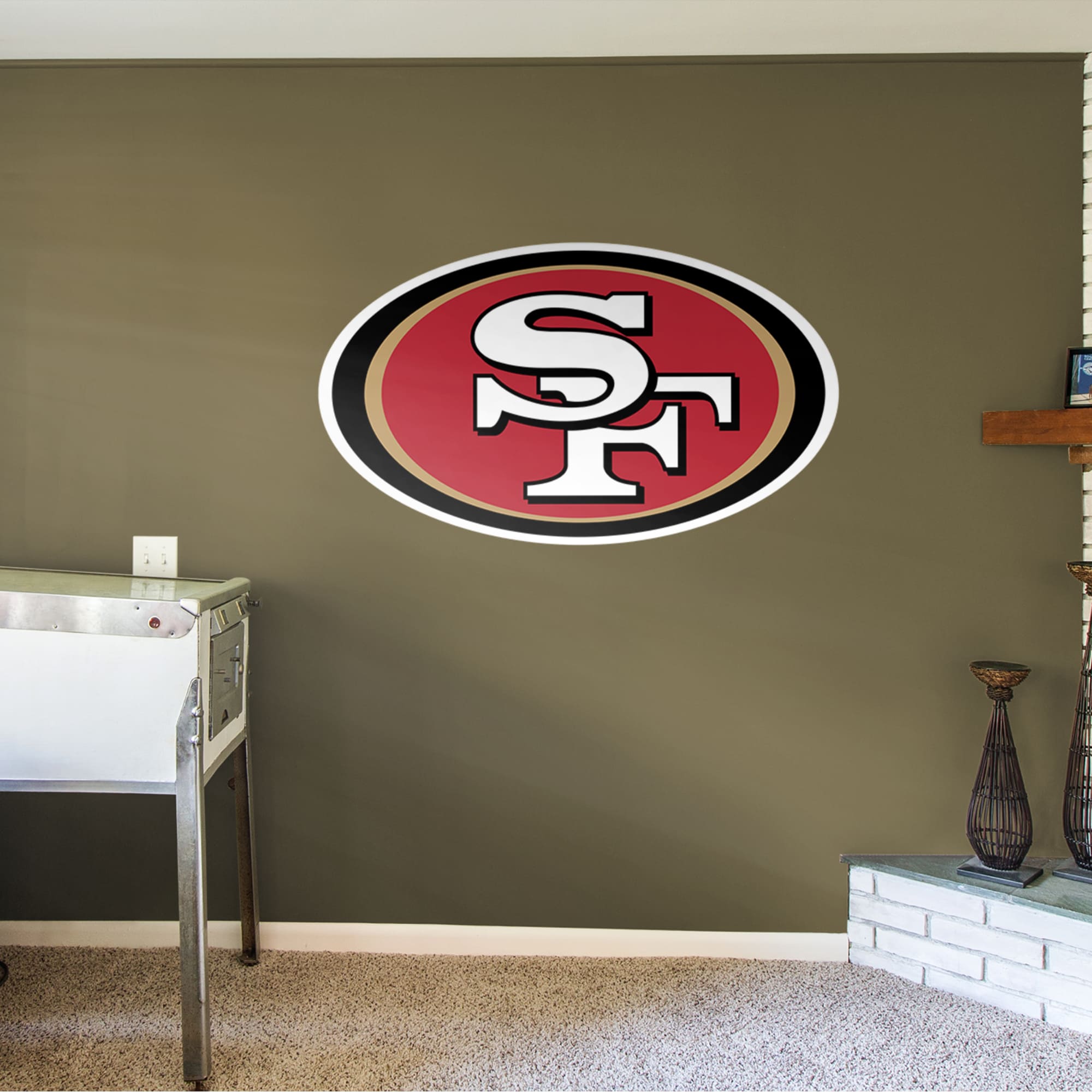 San Francisco 49ers: Logo - Officially Licensed NFL Removable Wall Dec –  Fathead