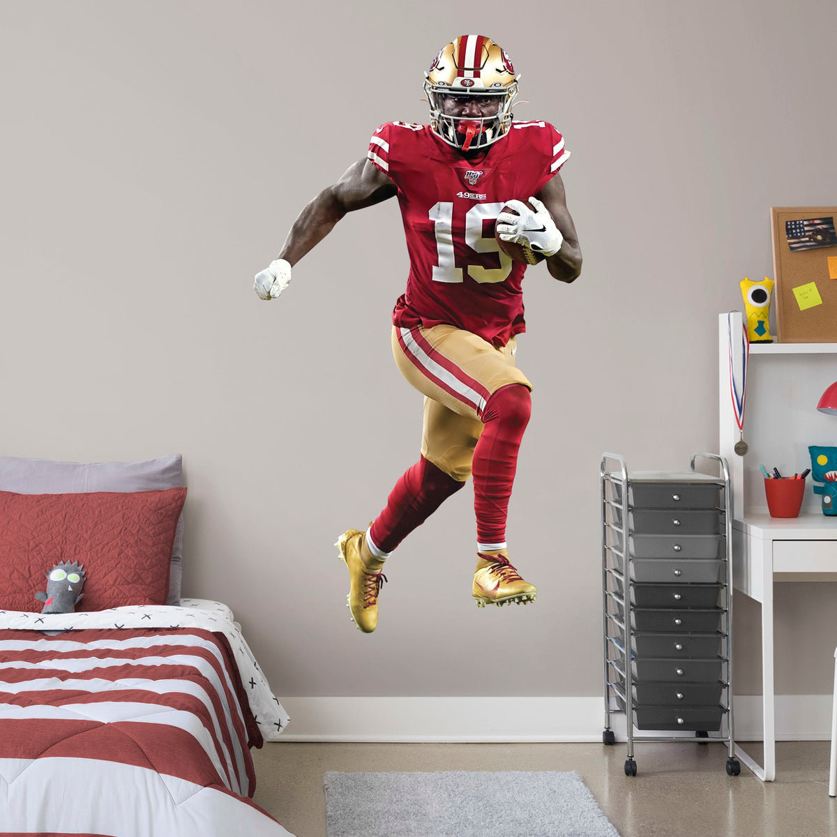 Deebo Samuel - Officially Licensed NFL Removable Wall Decal – Fathead LLC