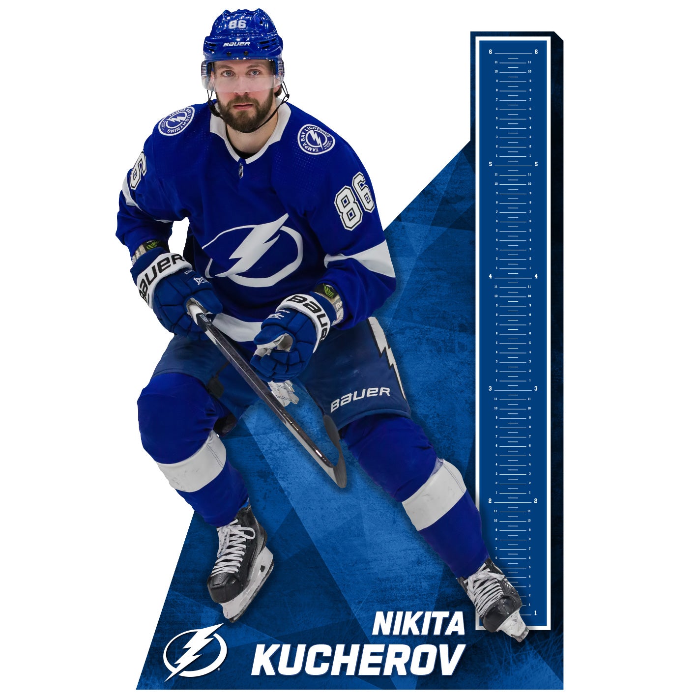 Nikita Kucherov Tampa Bay Lightning Fanatics Authentic Unsigned White Jersey Shooting Photograph