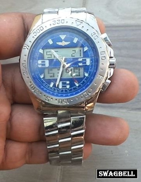Breitling Aerospace Steel Blue Men's Watch