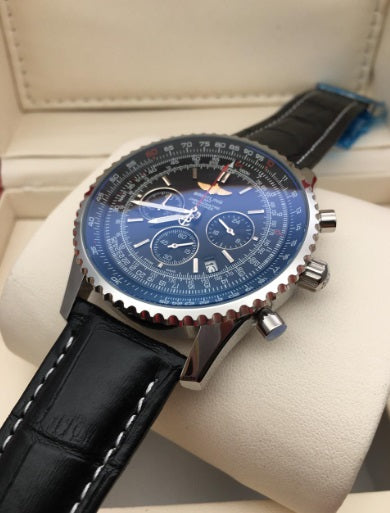 BREITLING NAVITIMER LIMITED EDITION LEATHER STRAP MEN'S WATCH