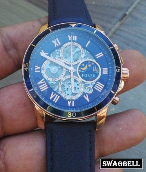 Fossil Sun Moon Face Watch