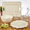 Tide Cream Serve ware • Coastal Compass Home Decor
