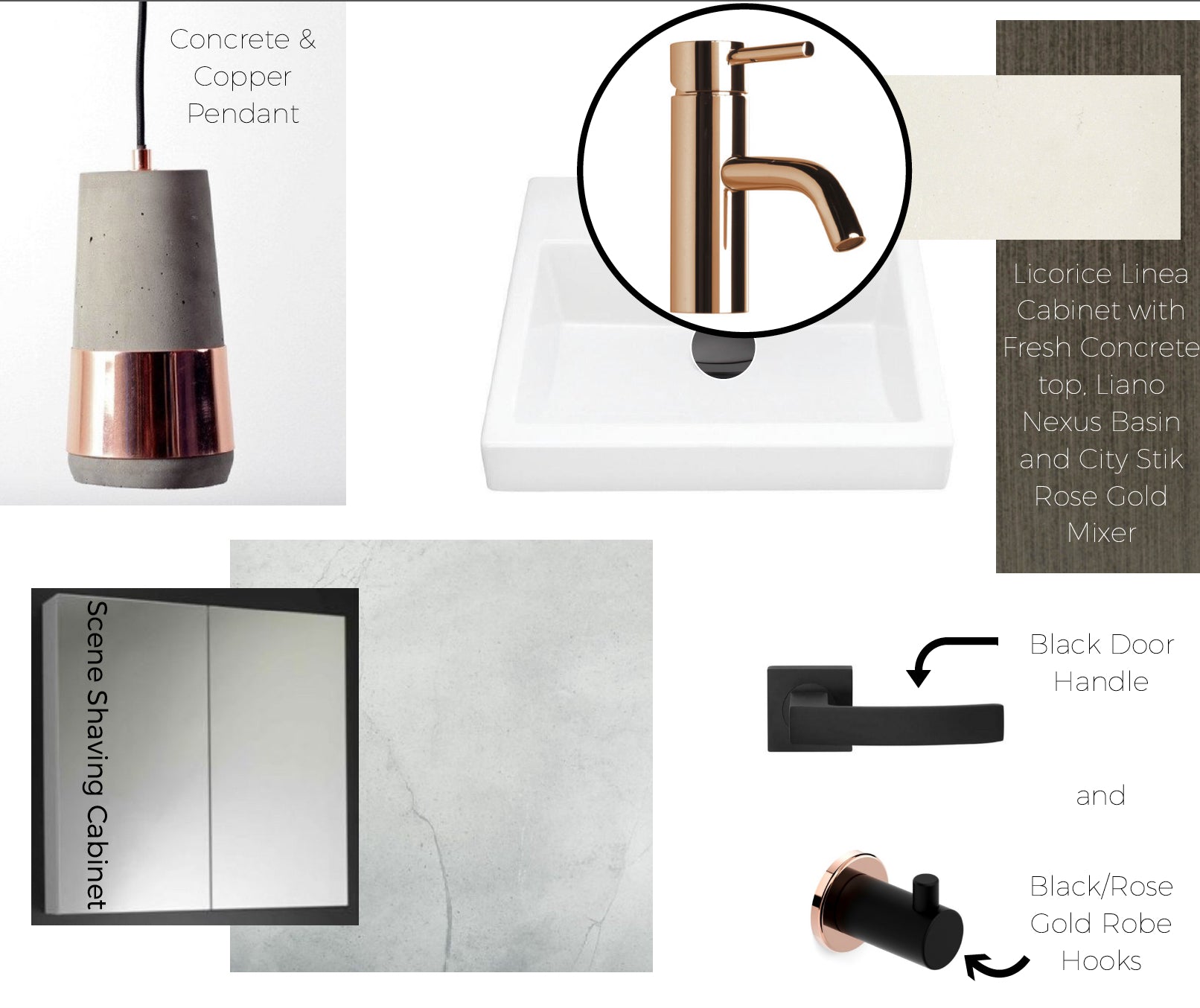 MOOD BOARD 1 bathroom-design-mood-board-rose-gold-and-black