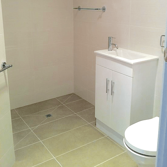 Tiled Shower Base With Puddle Flange Centre Waste Bathware Direct