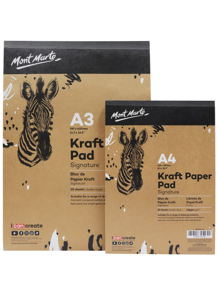 Signature Kraft Paper Pad - A4 (8.3 x in.) – Harepin Creative