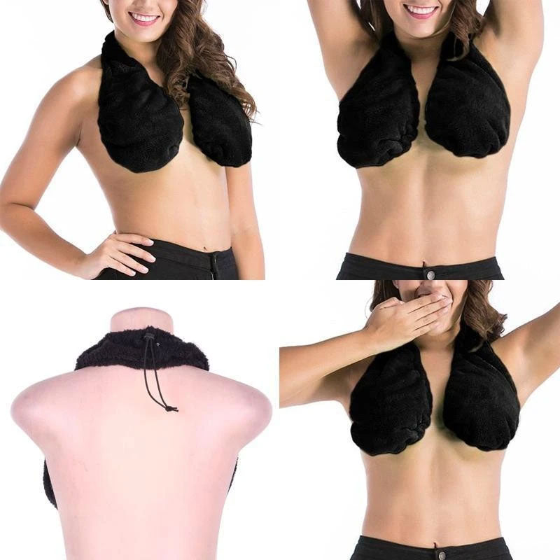 wireless push up sports bra