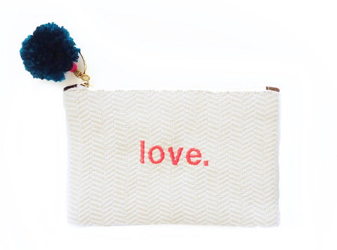 GAIA Text Pouches Love