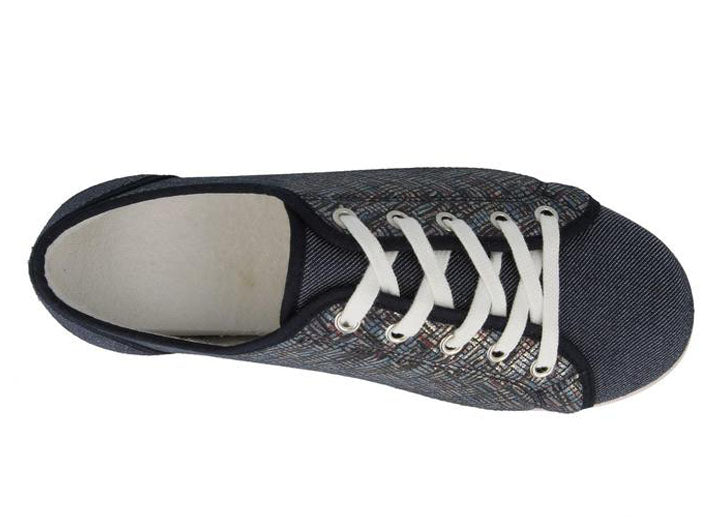 womens wide fit canvas shoes