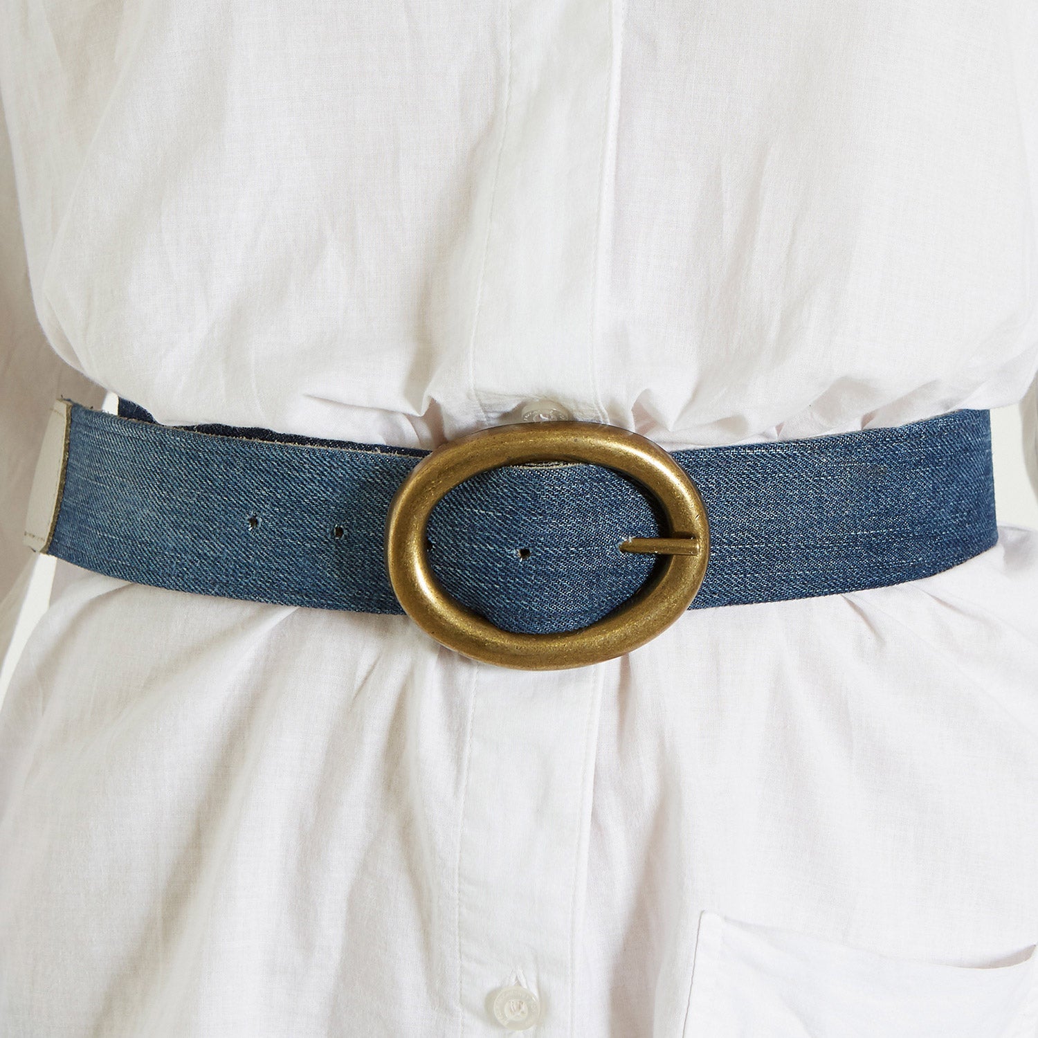 blue jean belt