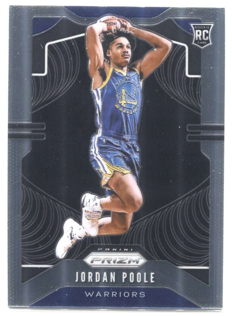 2019-20 Jordan Poole Panini Prizm ROOKIE RC #272 Golden State