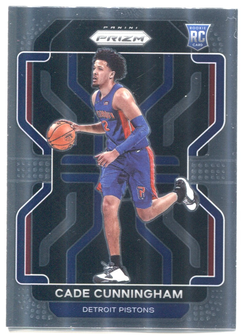 2021-22 Cade Cunningham Panini Prizm ROOKIE RC #282 Detroit Pistons 3