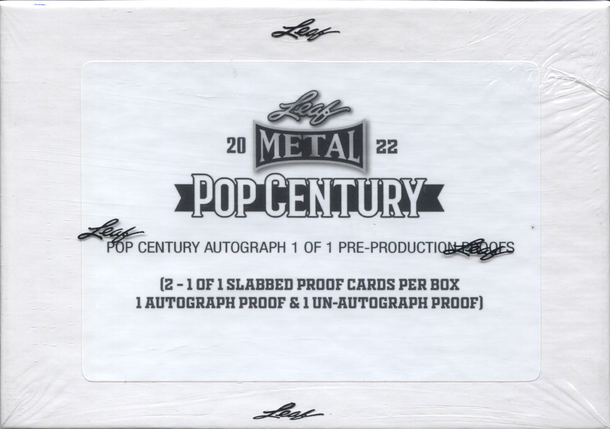 まとめ買い】 2022 LEAF METAL POP CENTURY 1 未開封ボックス