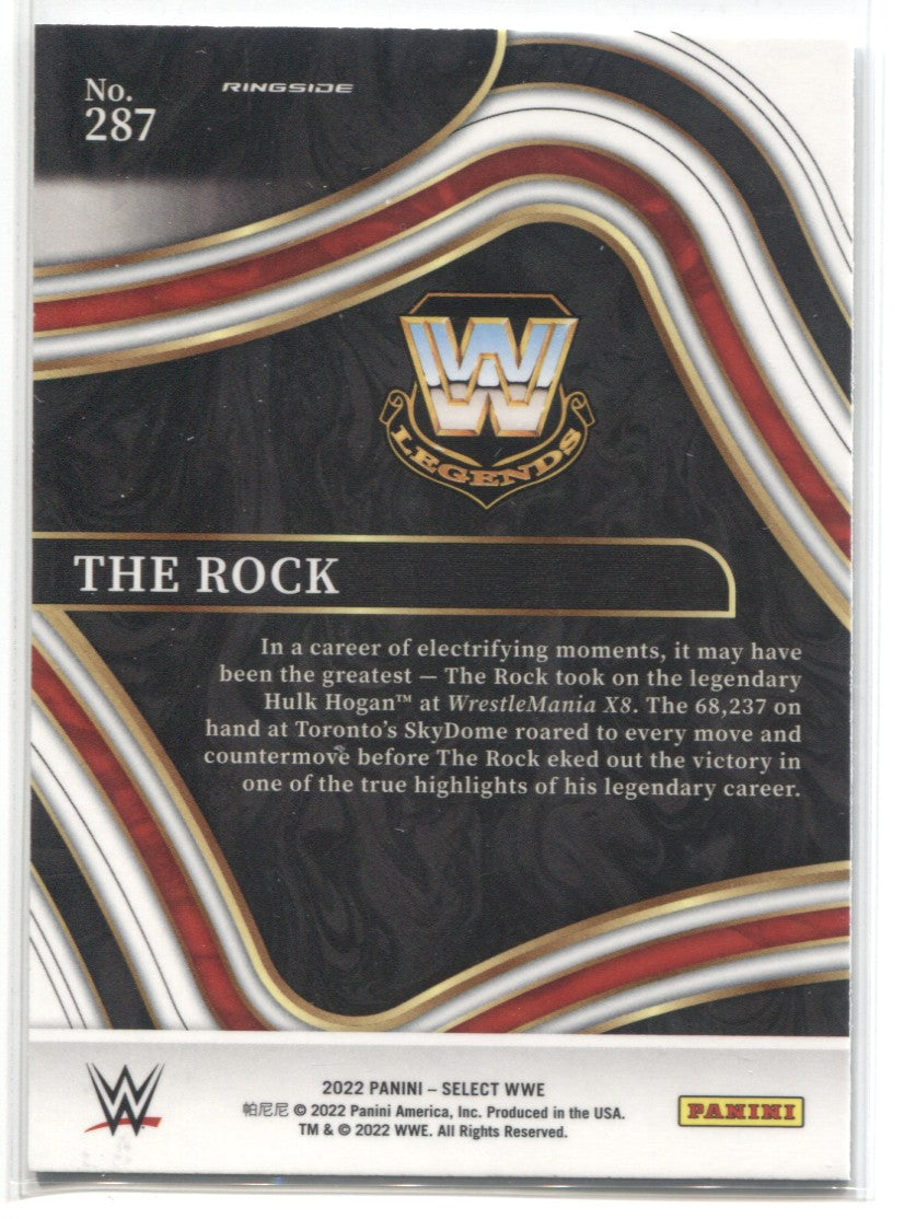 2022 The Rock Panini WWE Select RINGSIDE #287 WWE Legend 