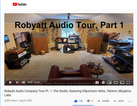 Robyatt Audio features Wax Rax vinyl record furniture in their new hifi listening room.