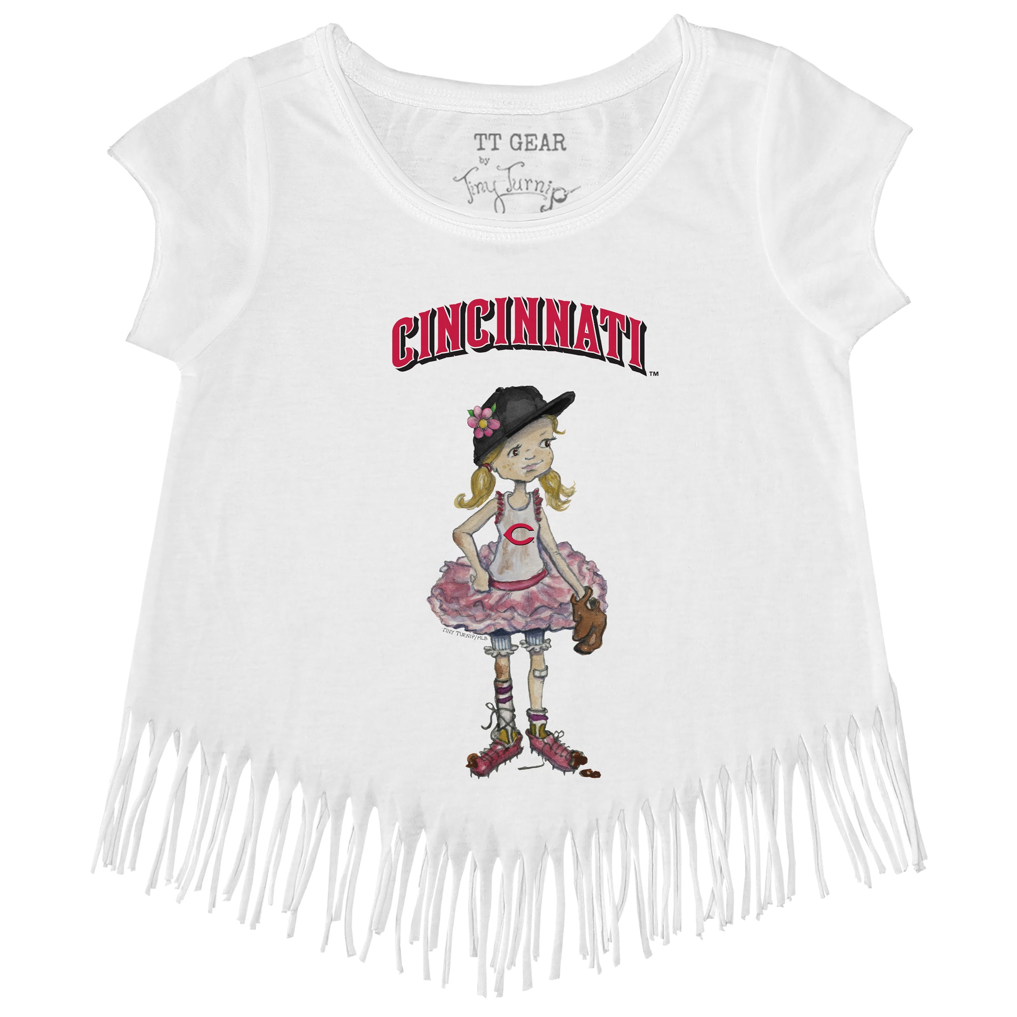 MLB Cincinnati Reds Fringe Ladies' Tank Top 