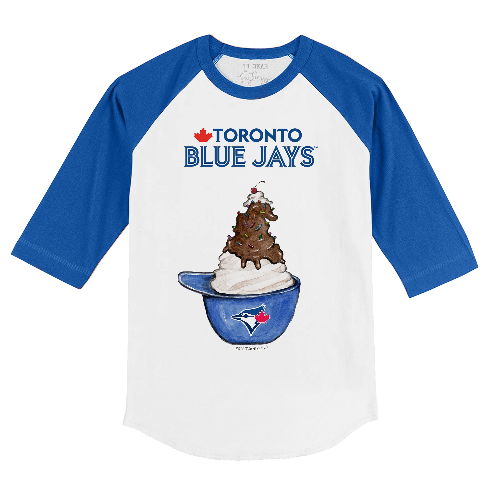 Toronto Blue Jays Sundae Helmet 3/4 Royal Blue Sleeve Raglan in 2023