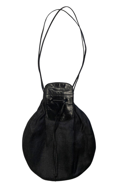 Helmut Lang Black Leather Bra Bag