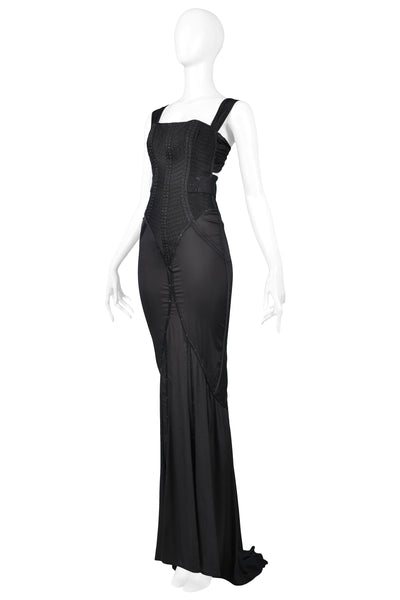 gucci black gown