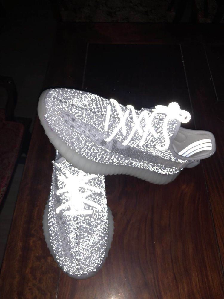 yeezy static white reflective