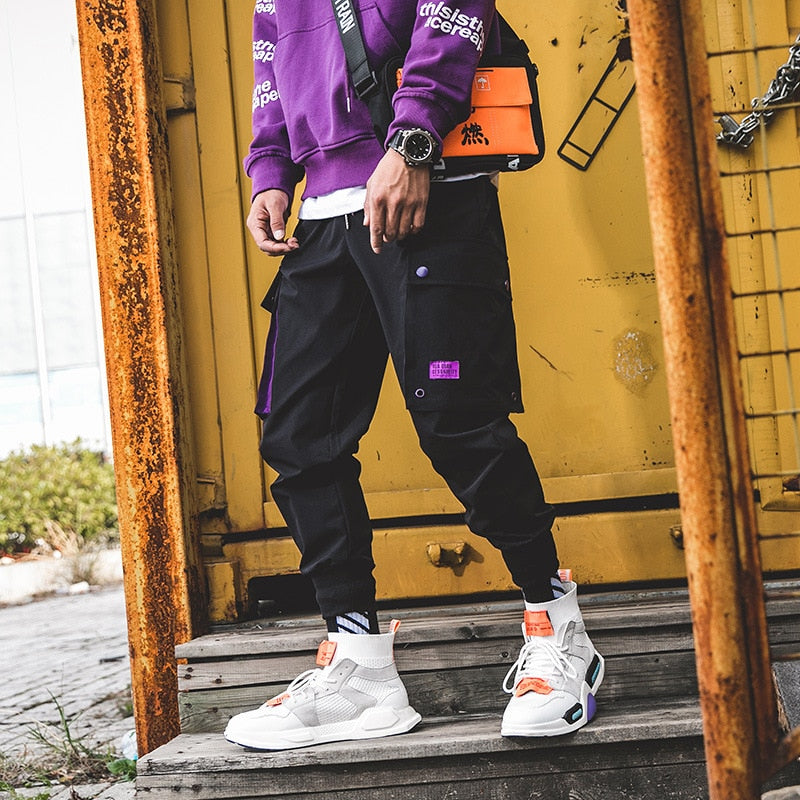 boys purple joggers